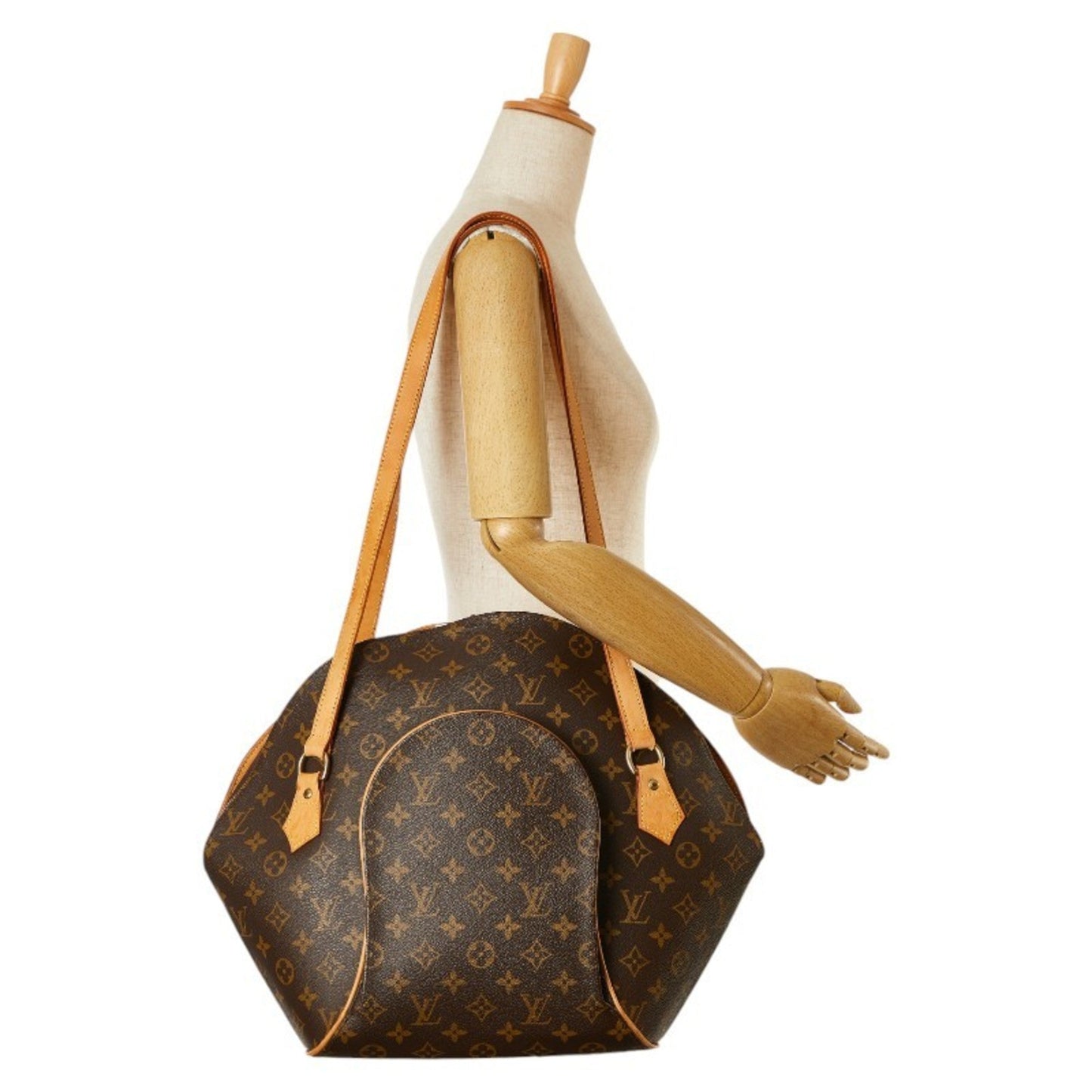 Louis Vuitton Brown Pvc Leather Shoulder Bag