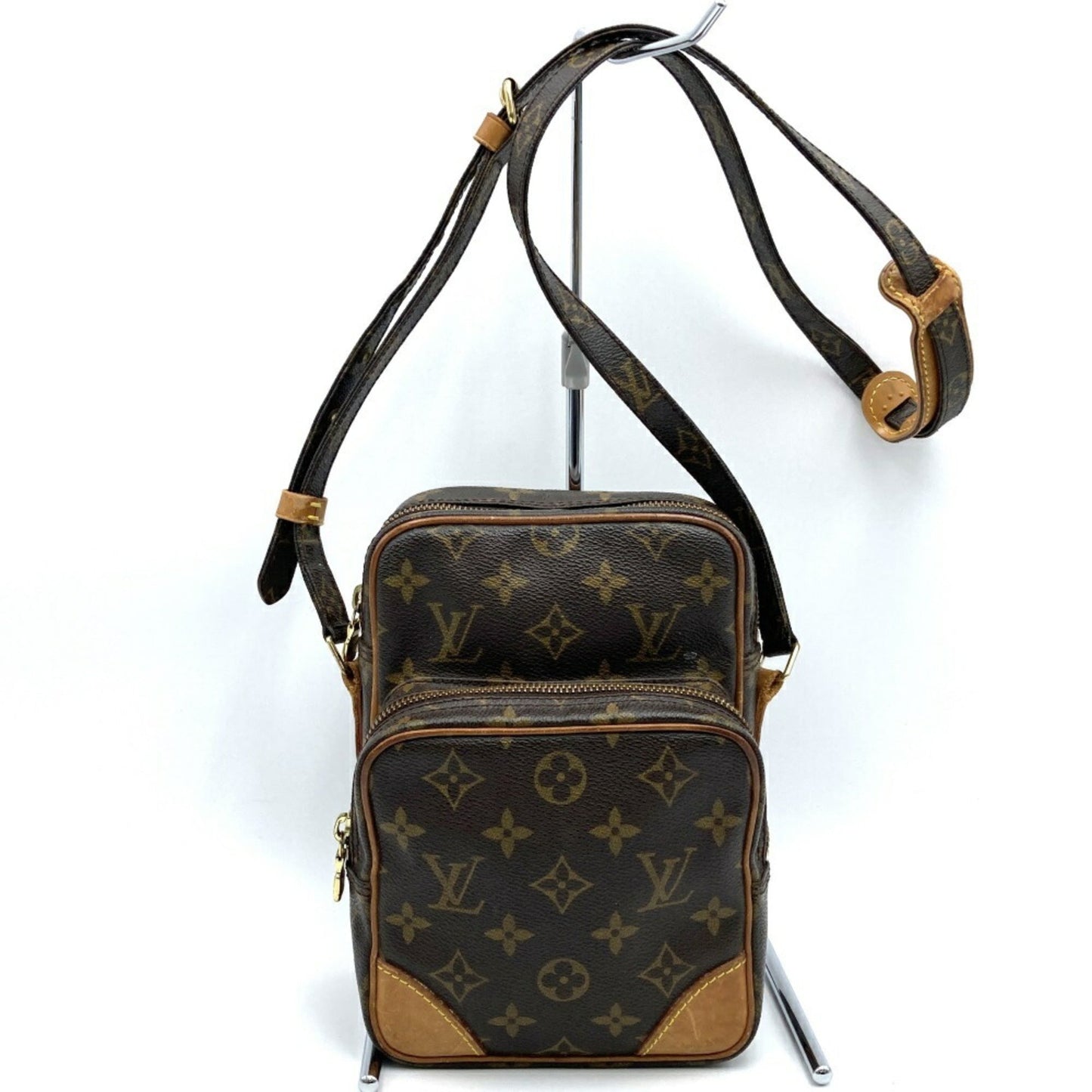 Louis Vuitton Brown Monogram Canvas Shoulder Bag