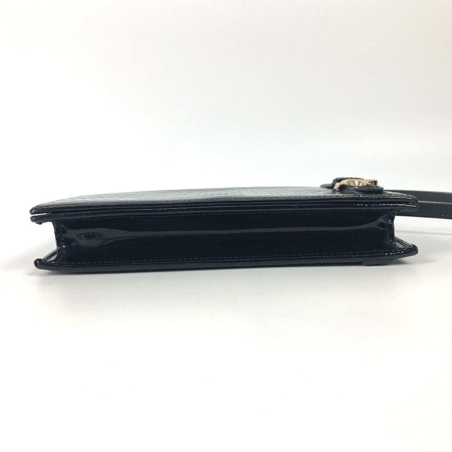 Gucci Black Patent Leather Shoulder Bag