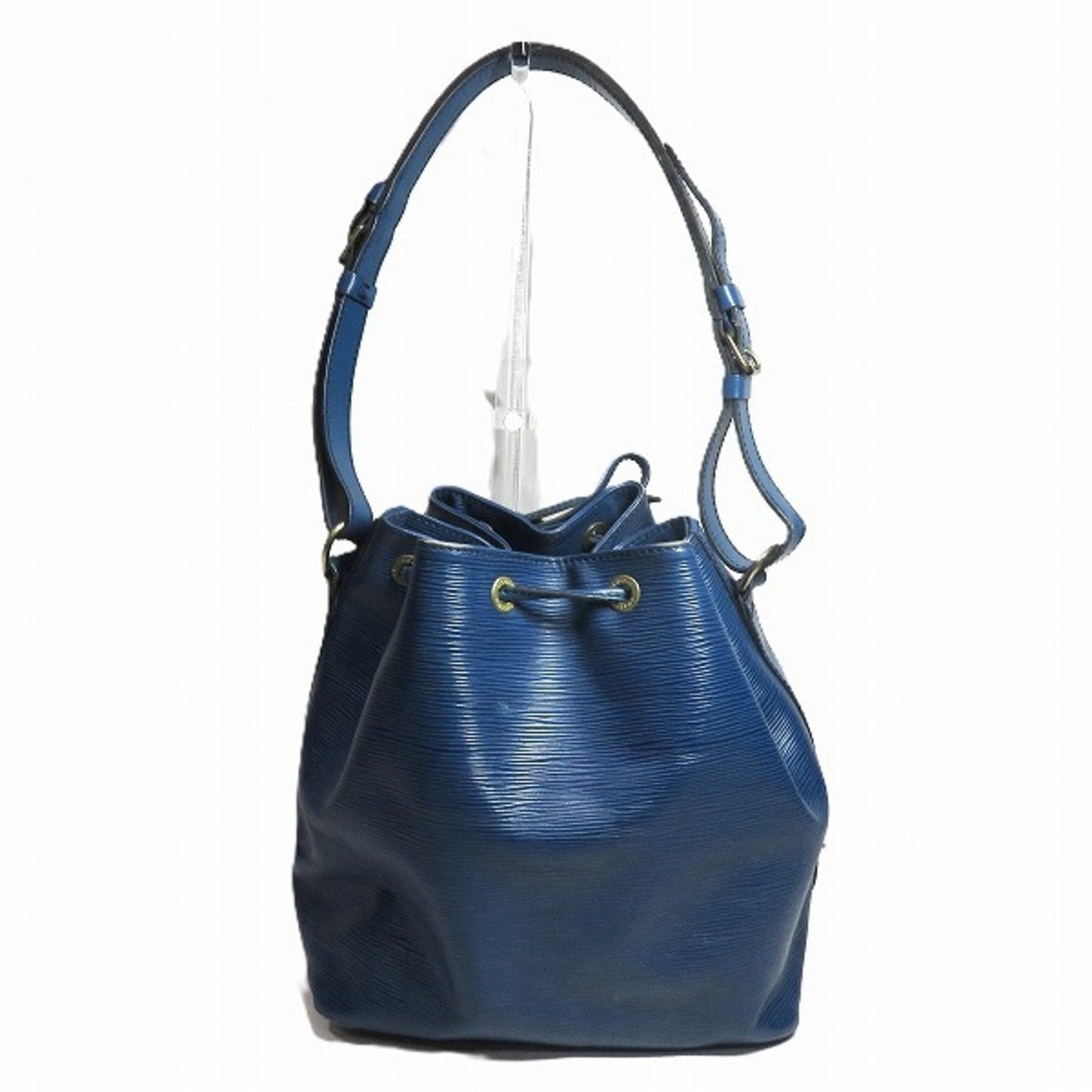 Louis Vuitton Blue Toledo Blue Leather Shoulder Bag
