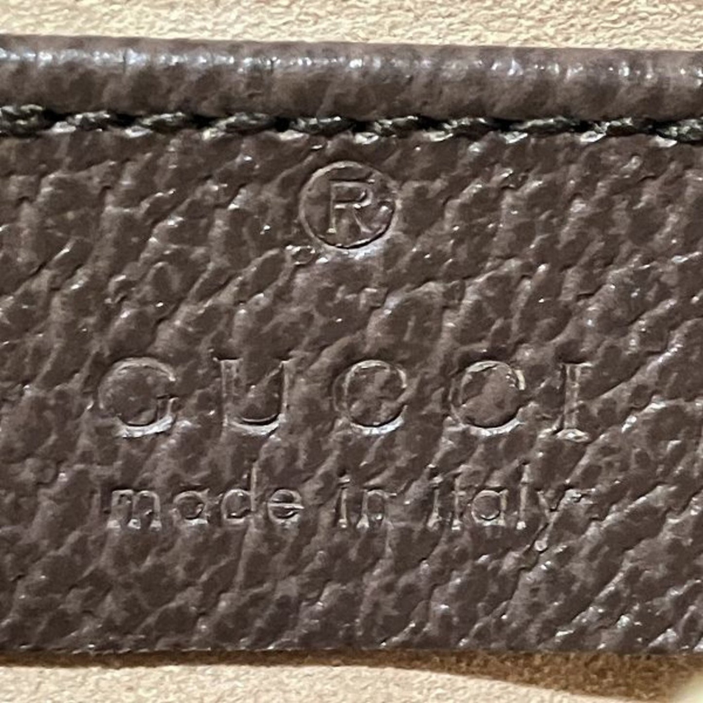 Gucci Brown Gg Supreme Leather Coin Purse/Coin Case