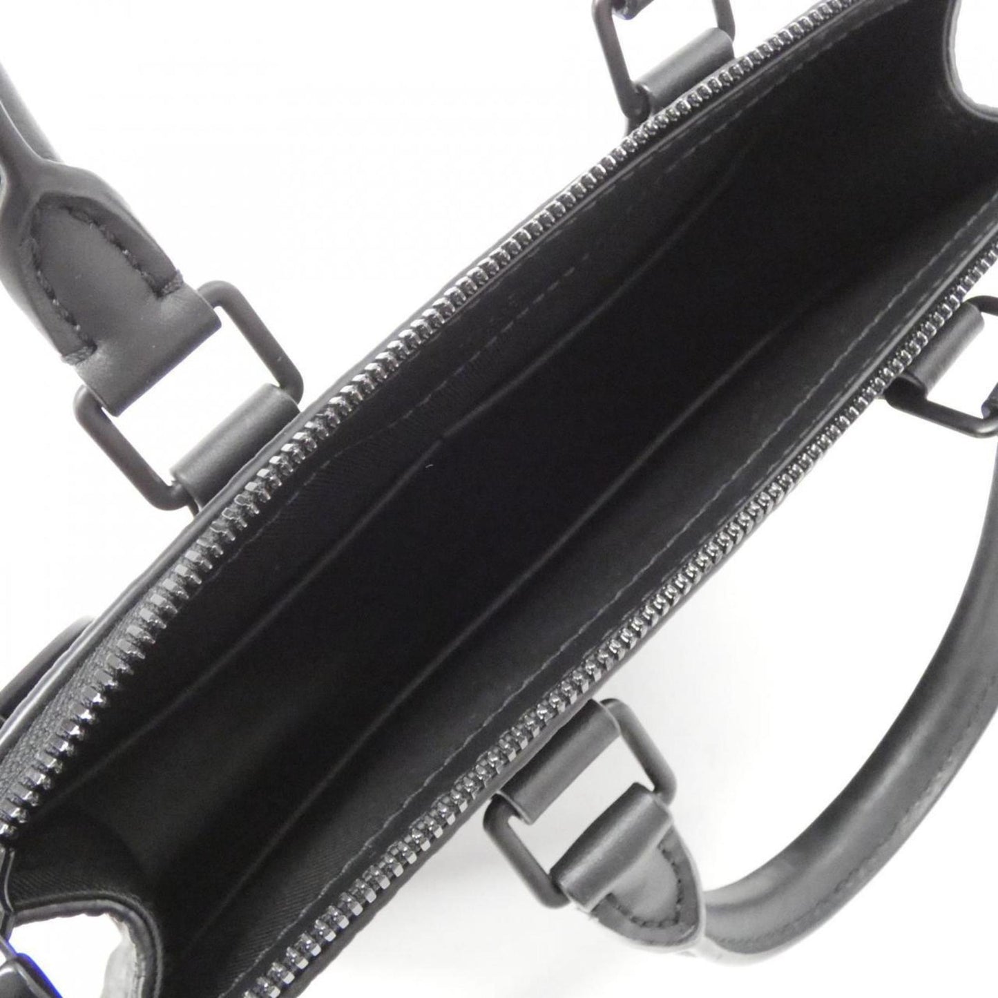 Louis Vuitton Black Leather Handbag Shoulder Bag