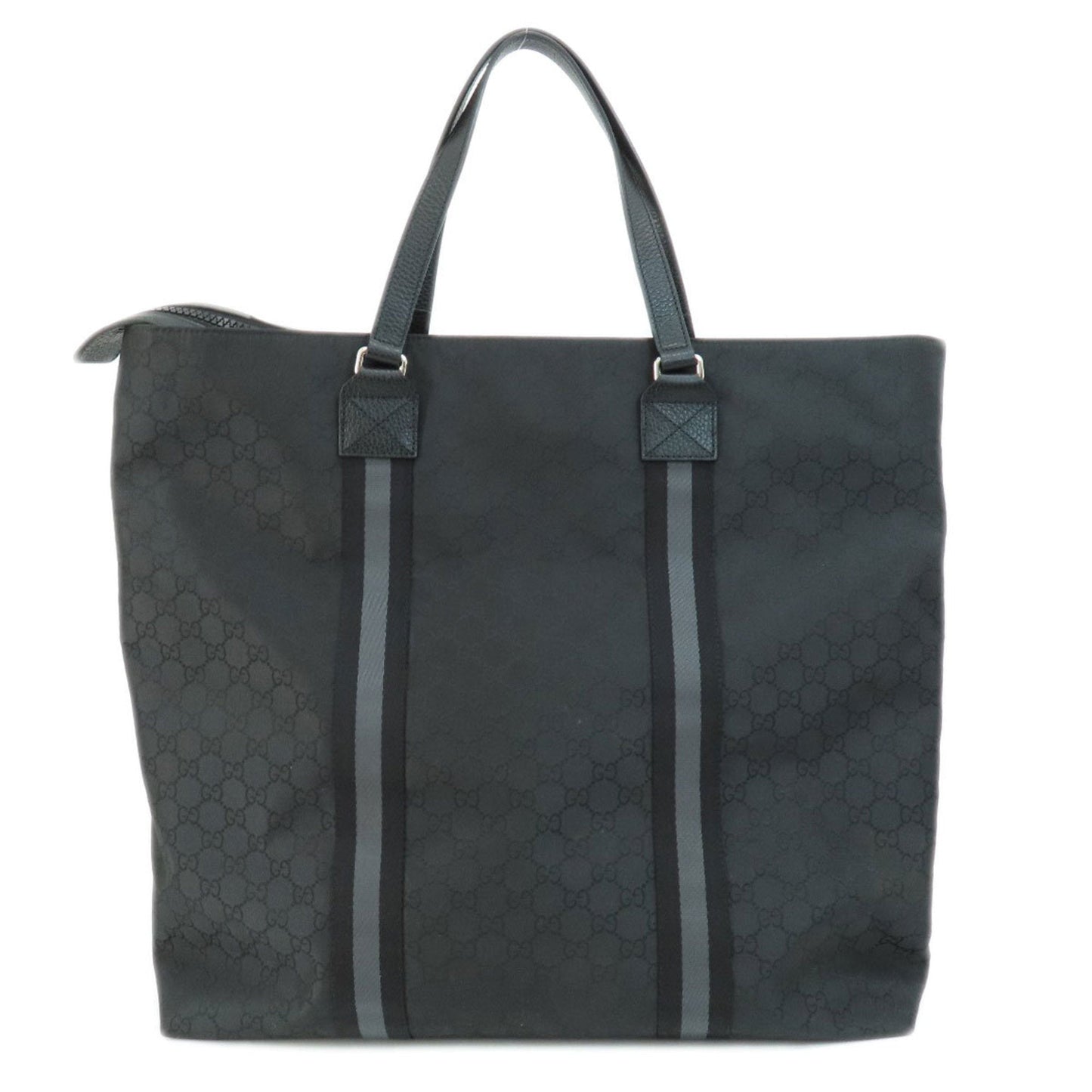 Gucci Black Nylon Tote Bag