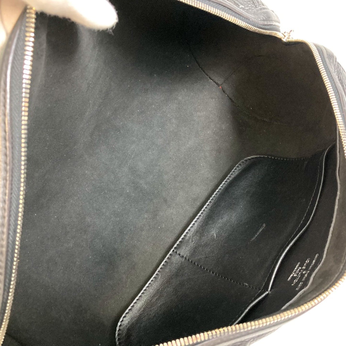 Louis Vuitton Black Leather Shoulder Bag
