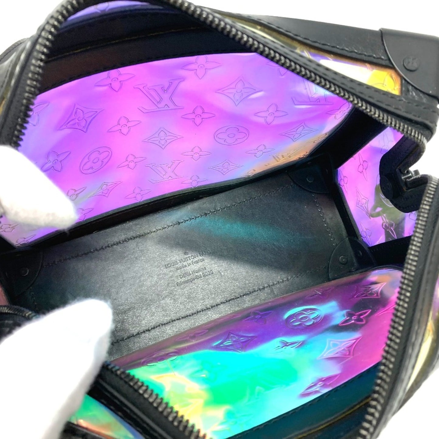 Louis Vuitton Black Leather Shoulder Bag