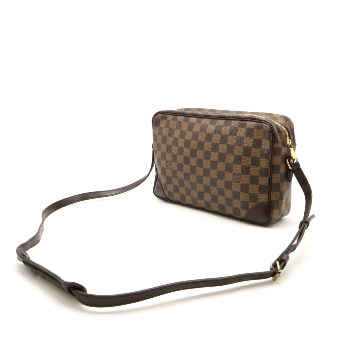 Louis Vuitton Brown Pvc Shoulder Bag