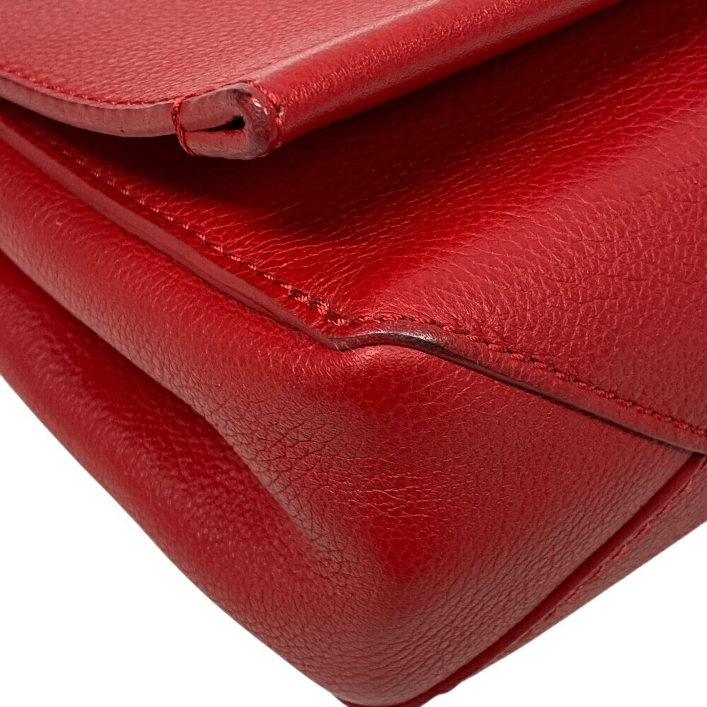 Louis Vuitton Red Color Leather Shoulder Bag