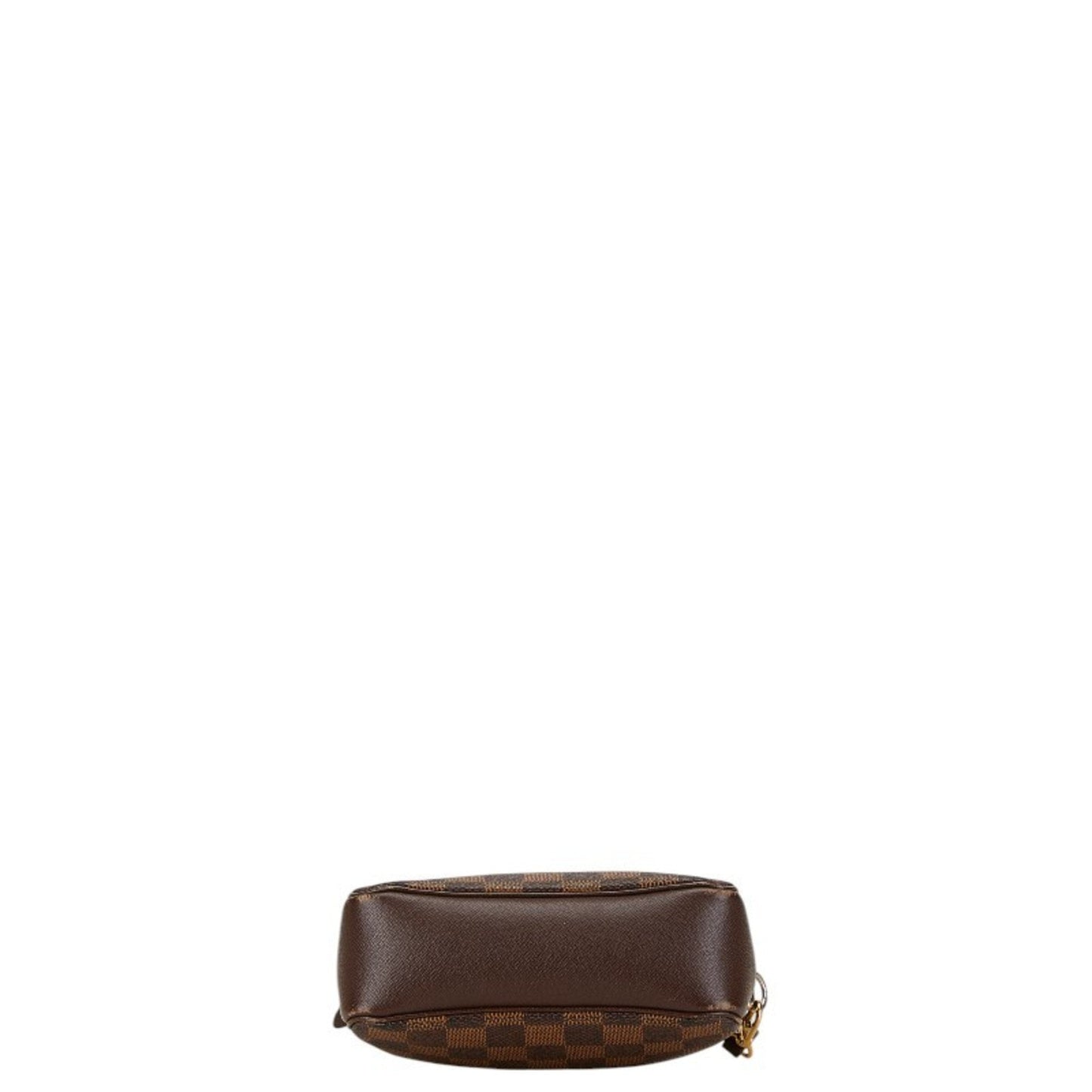 Louis Vuitton Brown Pvc Leather Pouch Shoulder Bag