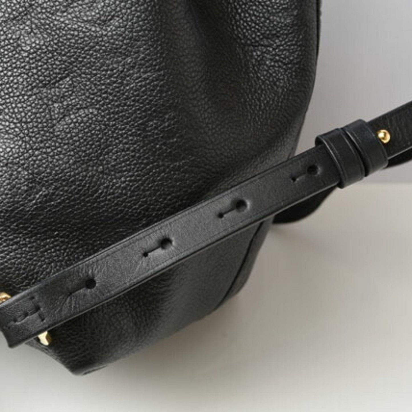 Louis Vuitton Black Monogram Empreinte Leather Backpack