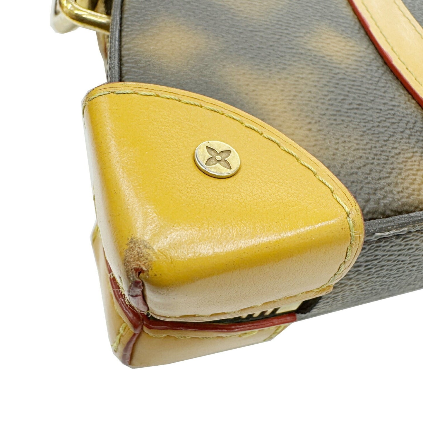 Louis Vuitton Brown Pvc Leather Shoulder Bag
