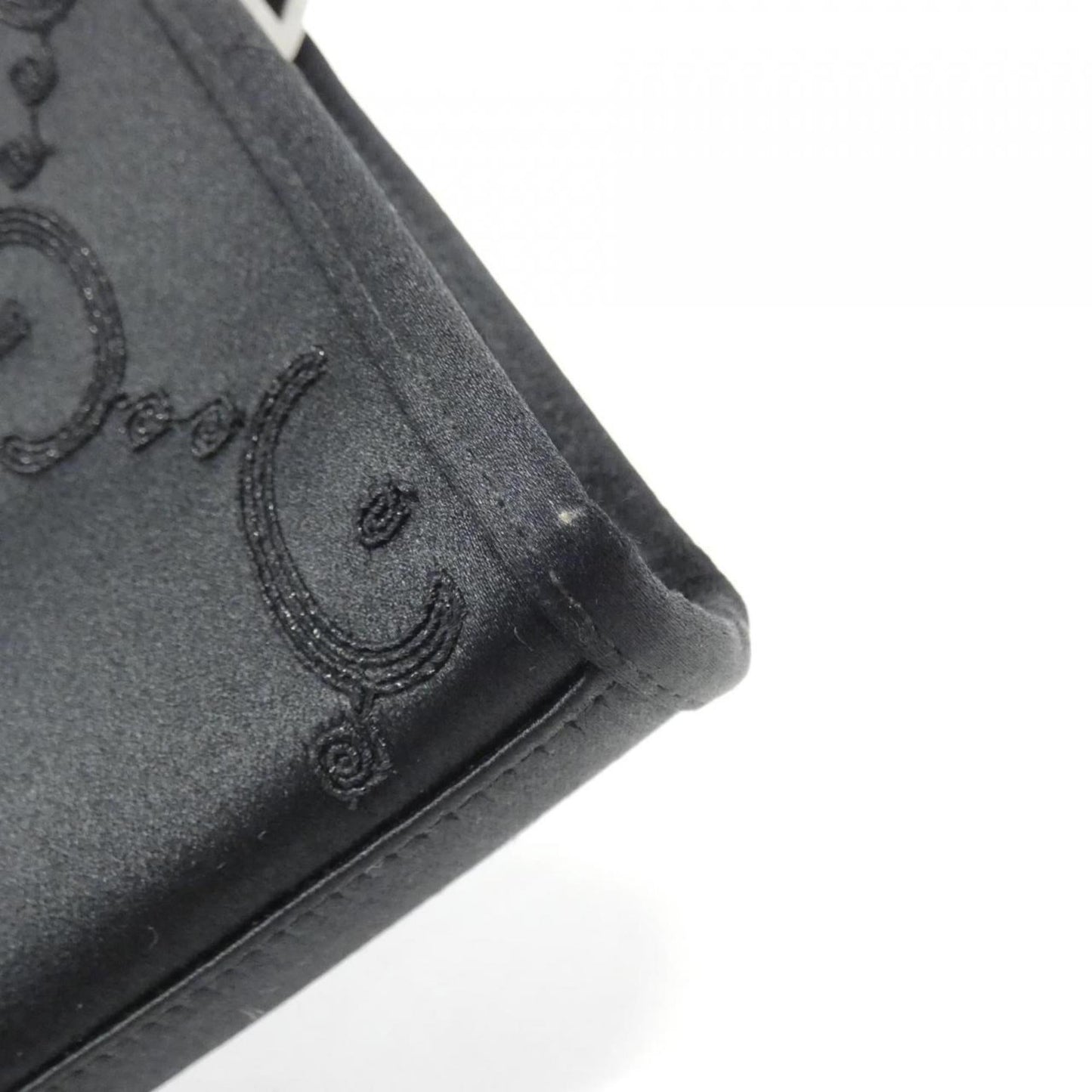 Gucci Black Satin Handbag