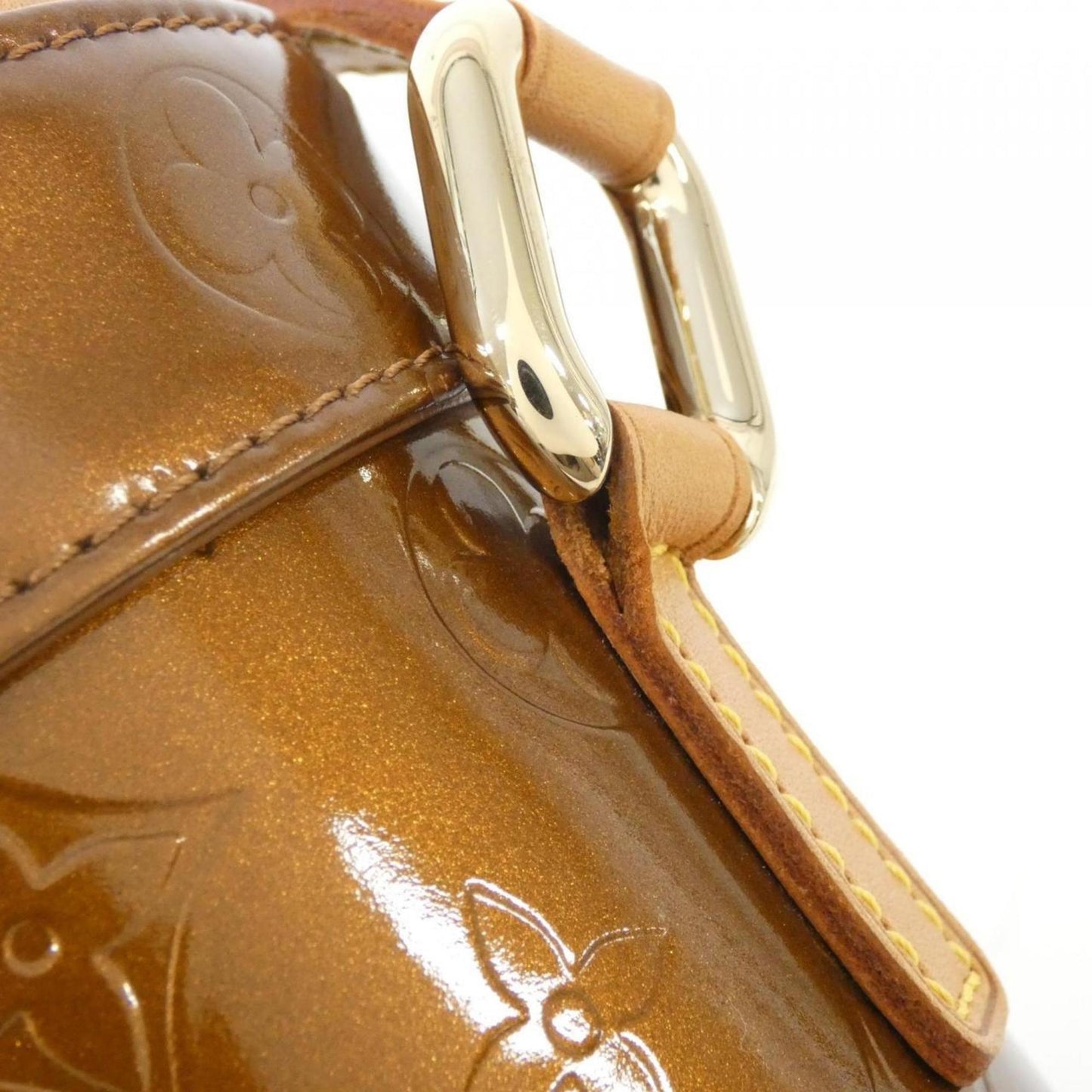 Louis Vuitton Bronze Leather Shoulder Bag