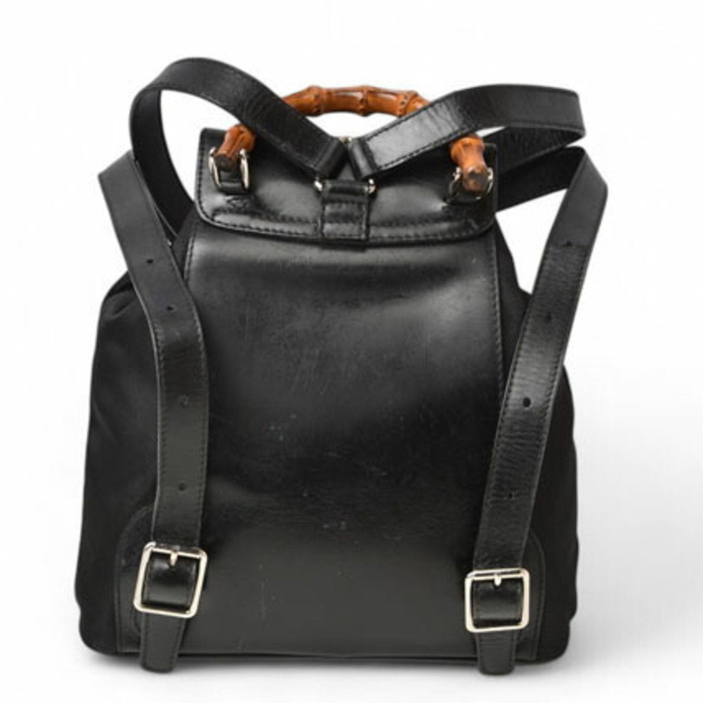 Gucci Black Leather Backpack