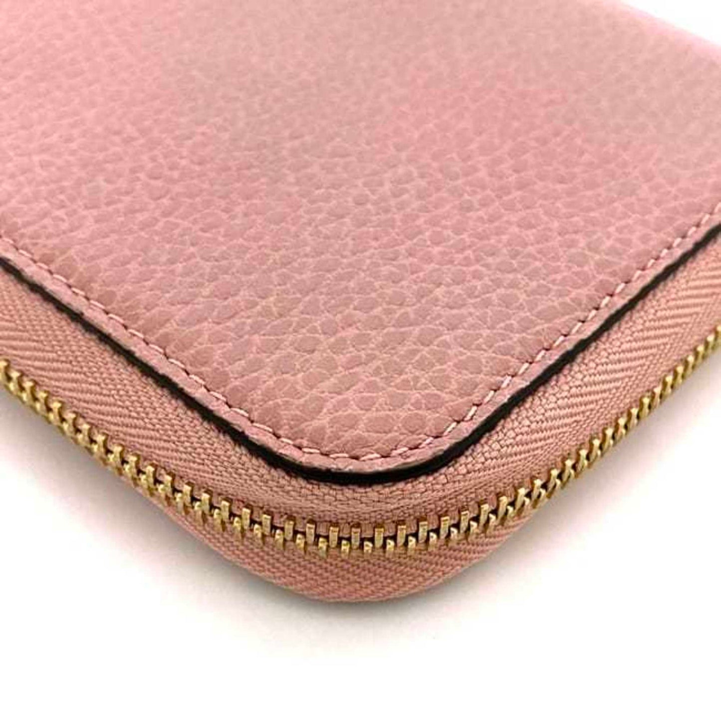 Gucci Pink Leather Wallet (Bi-Fold)