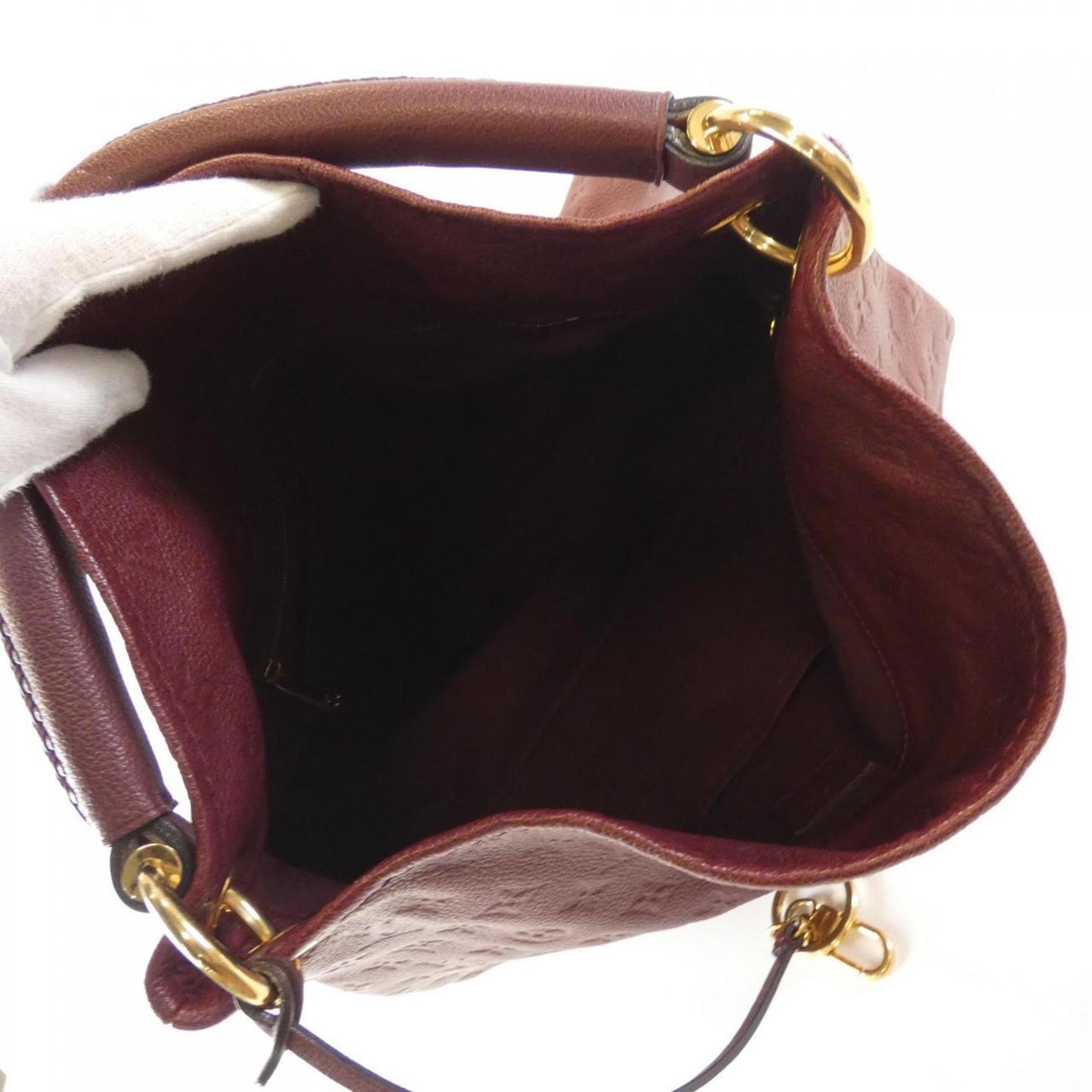 Louis Vuitton Flamme Red Color Leather Shoulder Bag