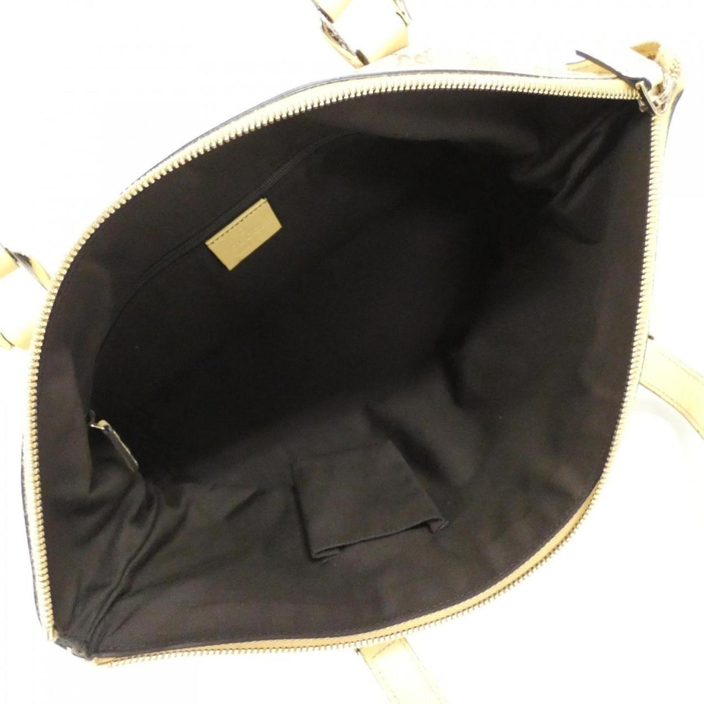 Gucci Gg Canvas Beige Yellow Gg Canvas Handbag