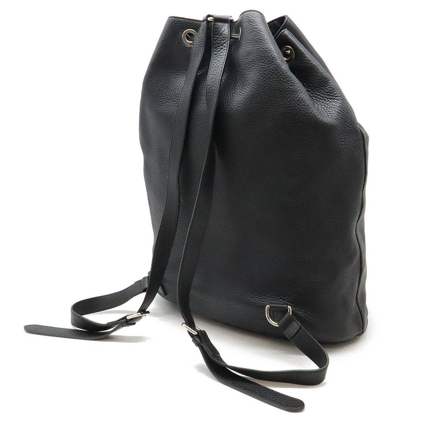 Gucci Black Leather Backpack