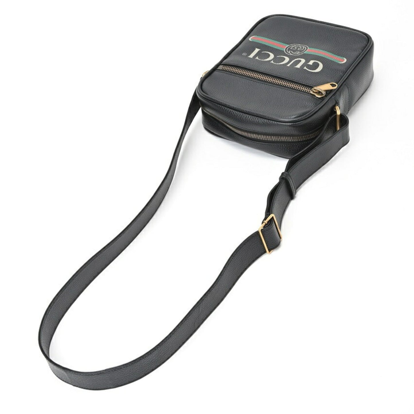 Gucci Black Leather Shoulder Bag
