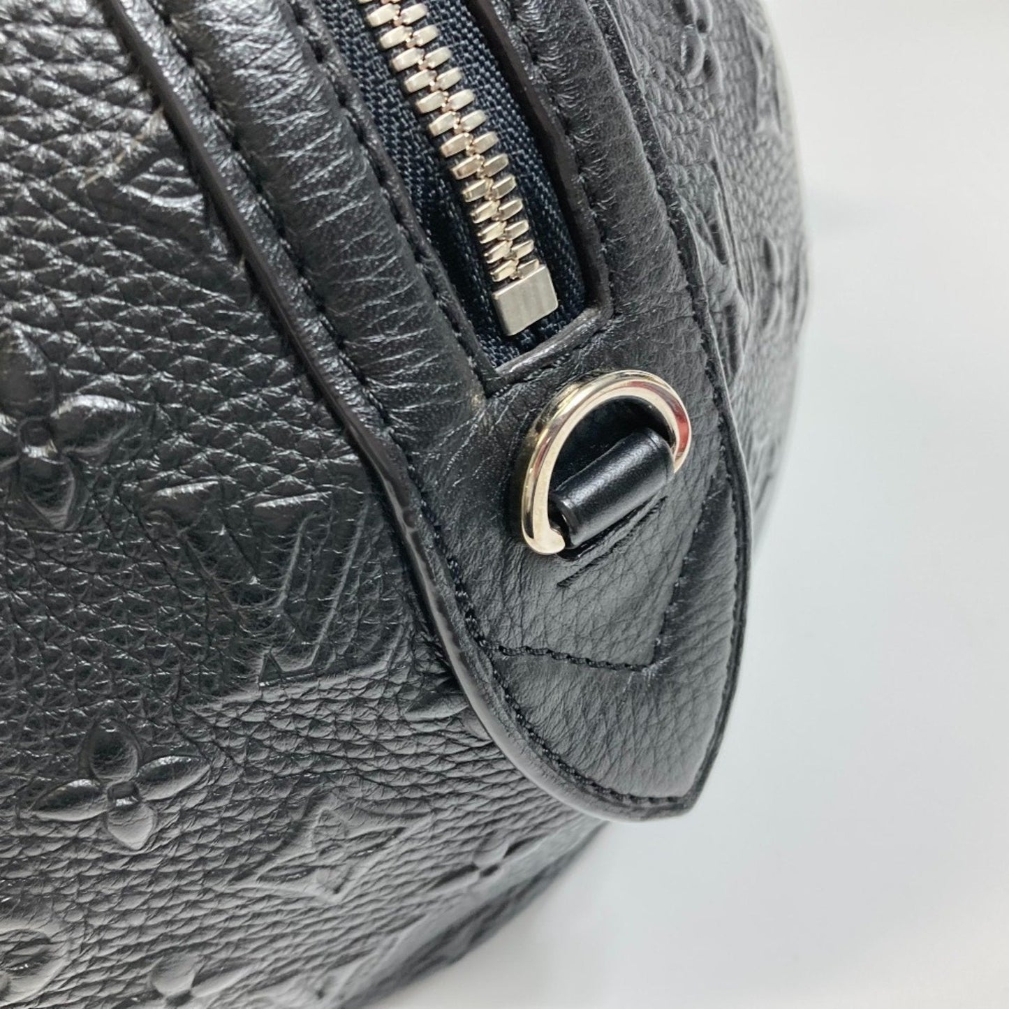 Louis Vuitton Black Leather Shoulder Bag