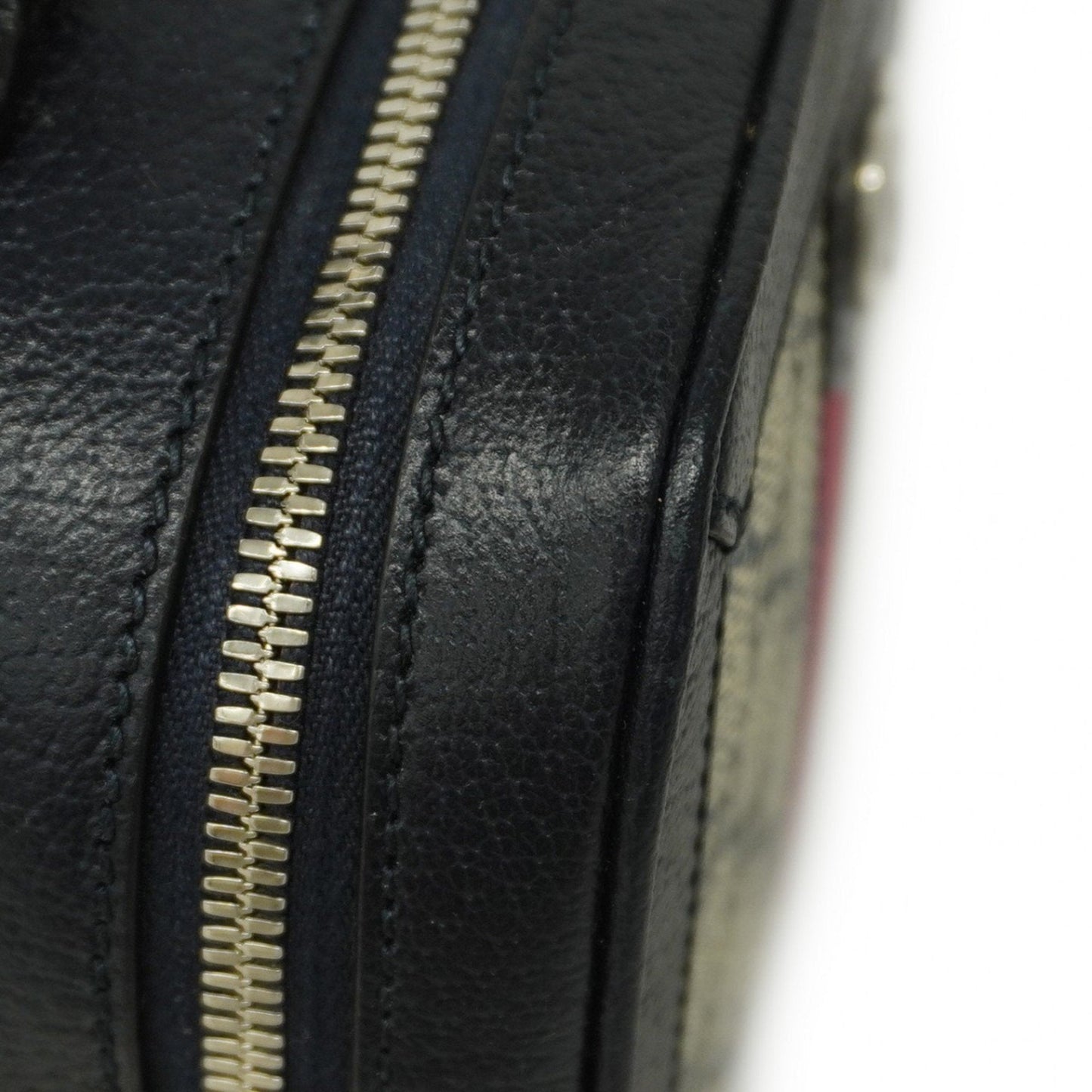 Gucci Navy Red Color Pvc Handbag