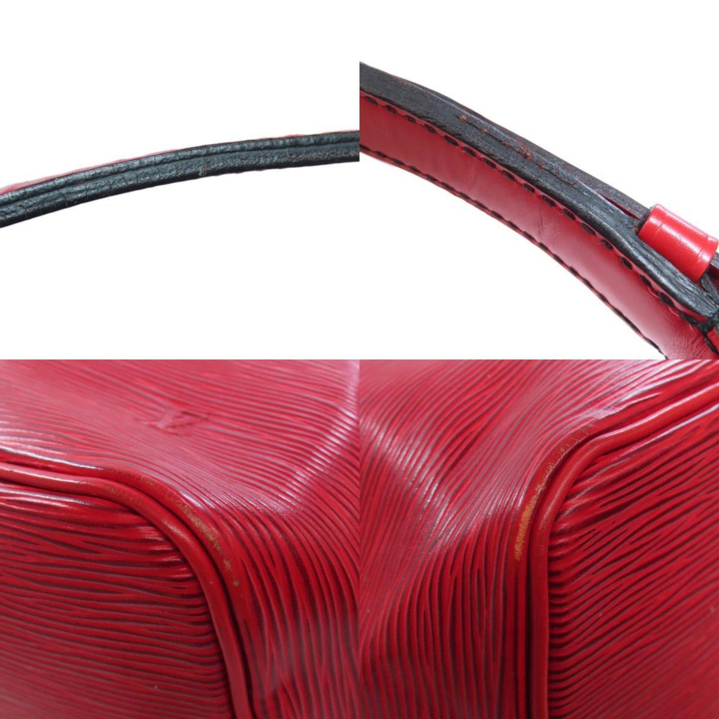 Louis Vuitton Castilian Red Epi Leather Shoulder Bag