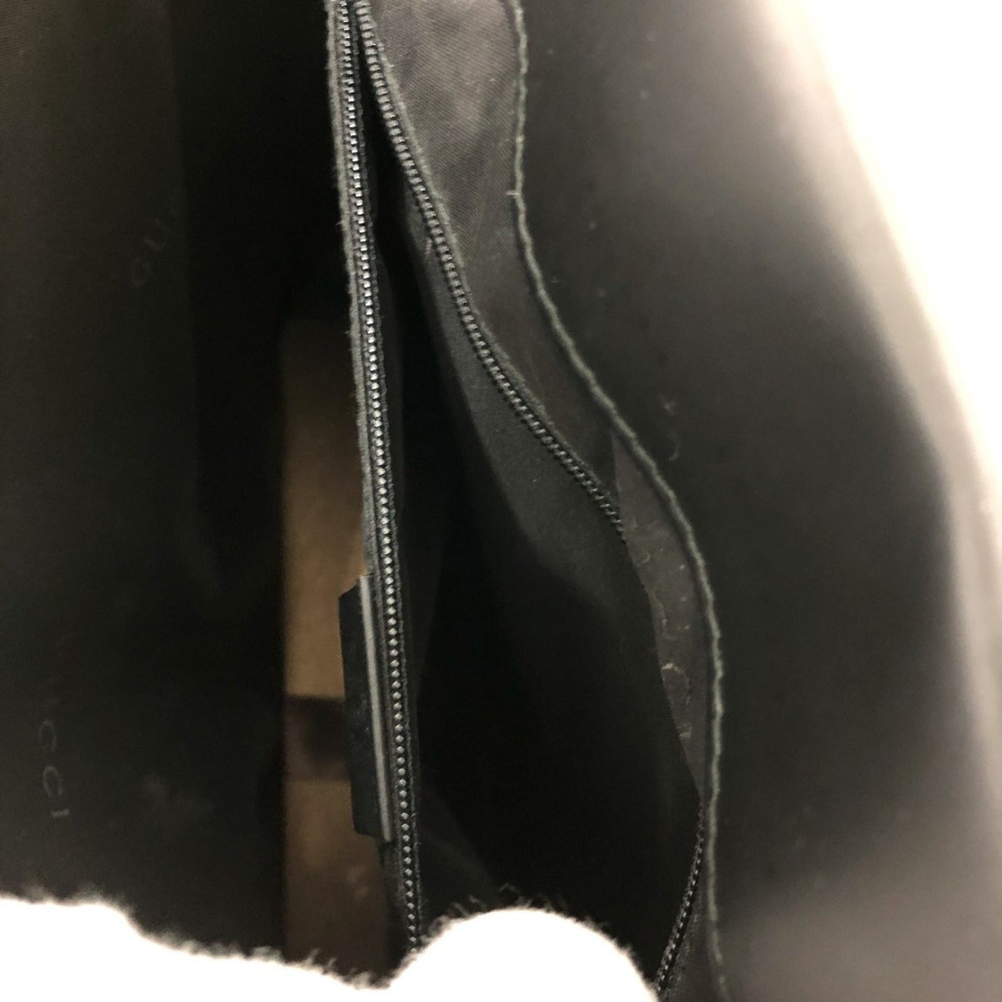 Gucci Bamboo Black Leather Handbag