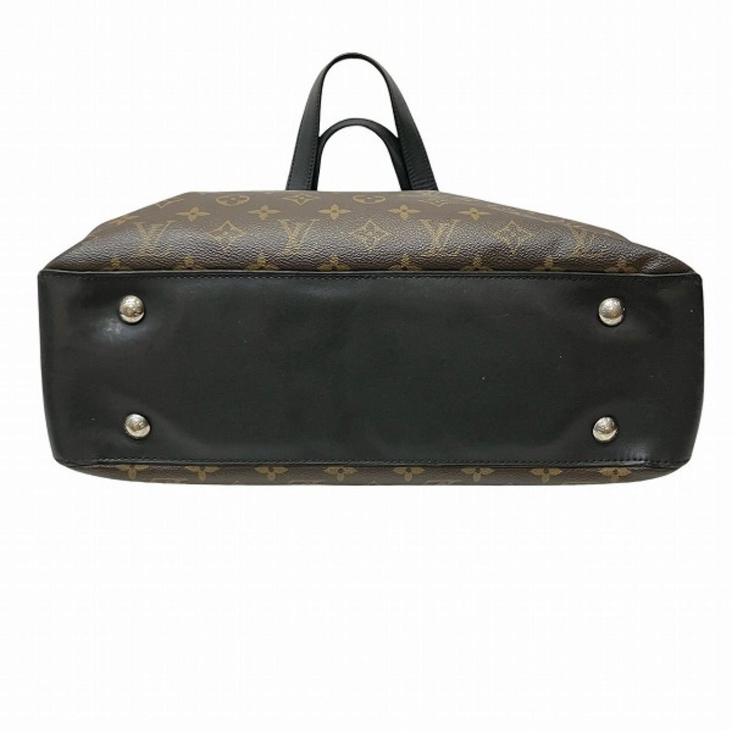 Louis Vuitton Monogram Macassar Black Brown Shoulder Bag Tote Bag