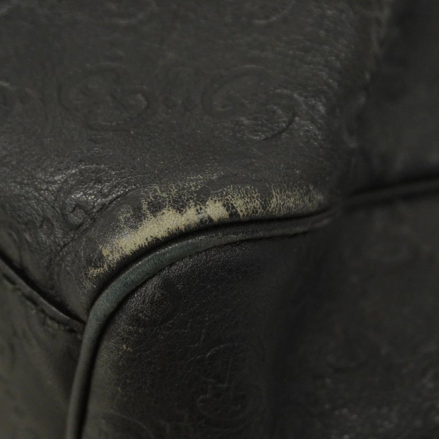 Gucci Black Leather Tote Bag