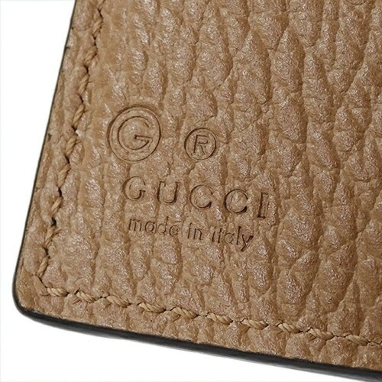 Gucci Beige Leather Wallet (Bi-Fold)