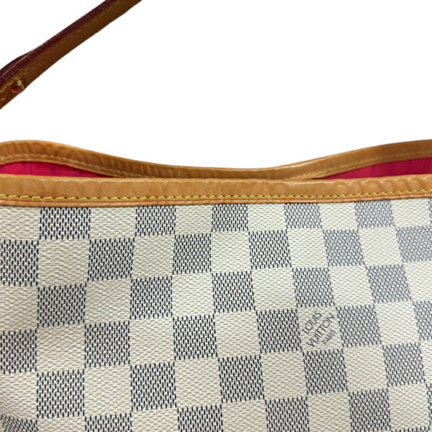 Louis Vuitton White Damier Azur Shoulder Bag