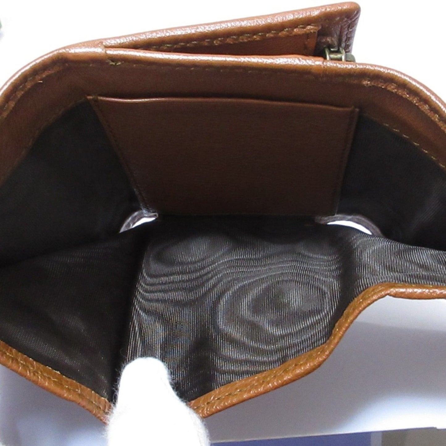 Gucci Brown Bamboo Wallet (Tri-Fold)