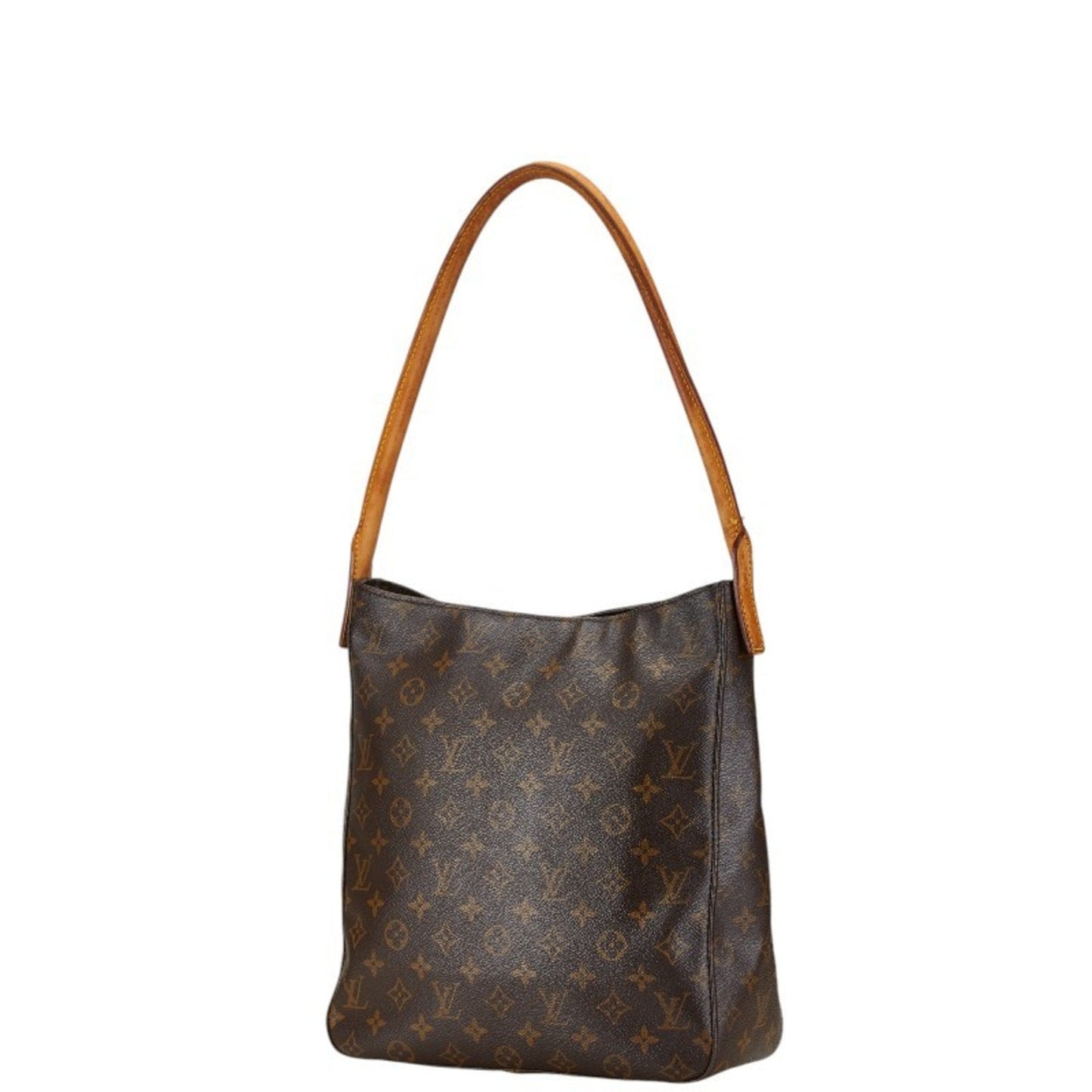 Louis Vuitton Brown Pvc Leather Shoulder Bag