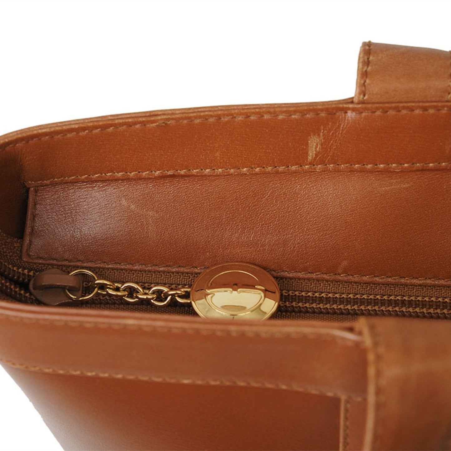 Gucci Brown Leather Tote Bag