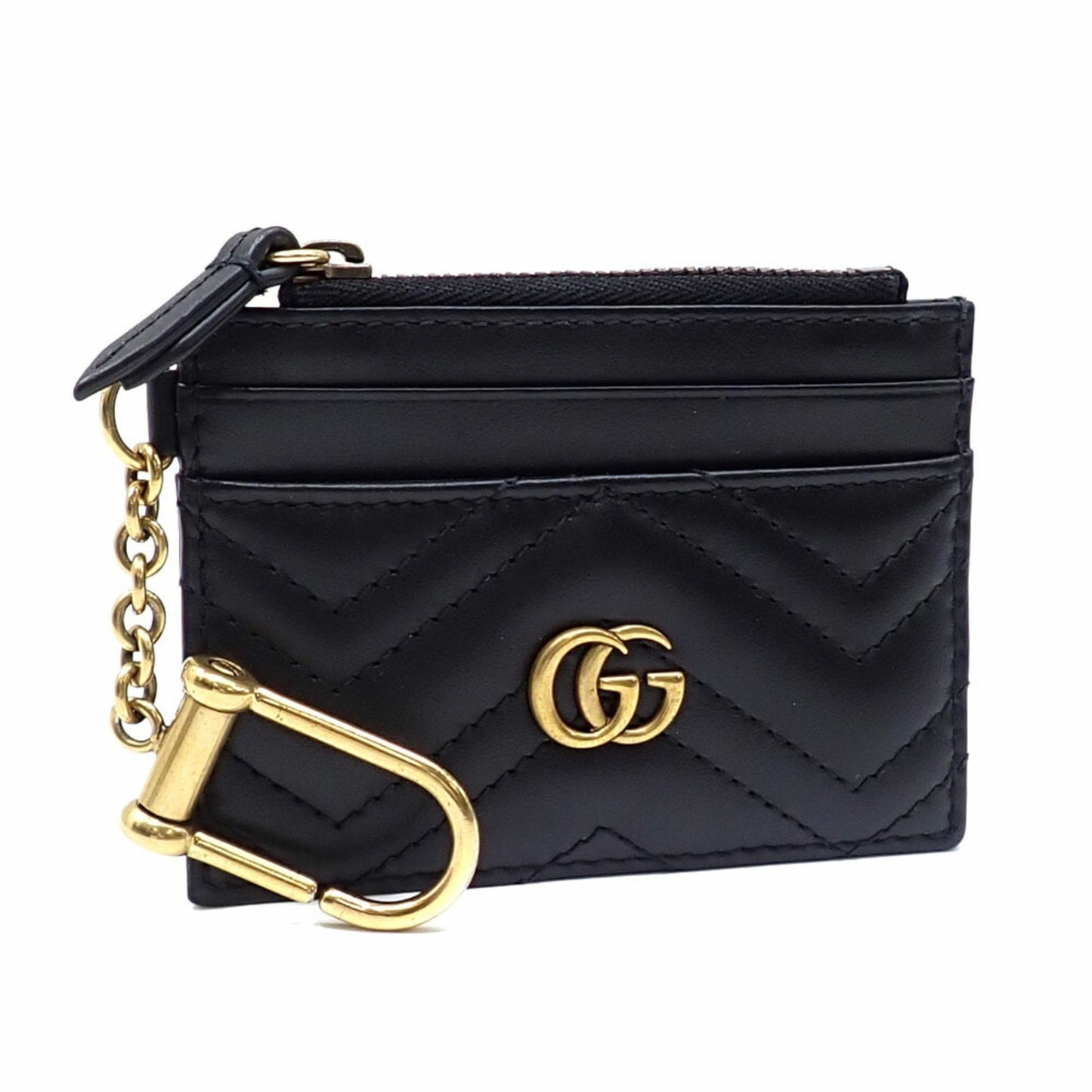 Gucci Black Leather Coin Purse/Coin Case ()