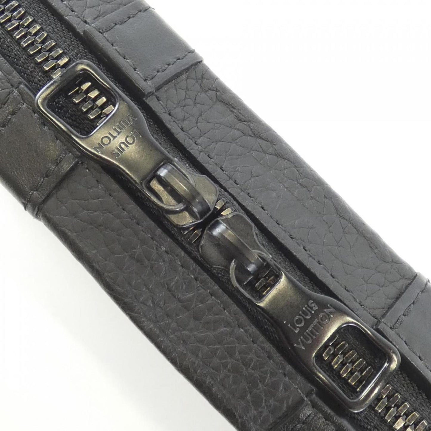 Louis Vuitton Black Leather Shoulder Bag