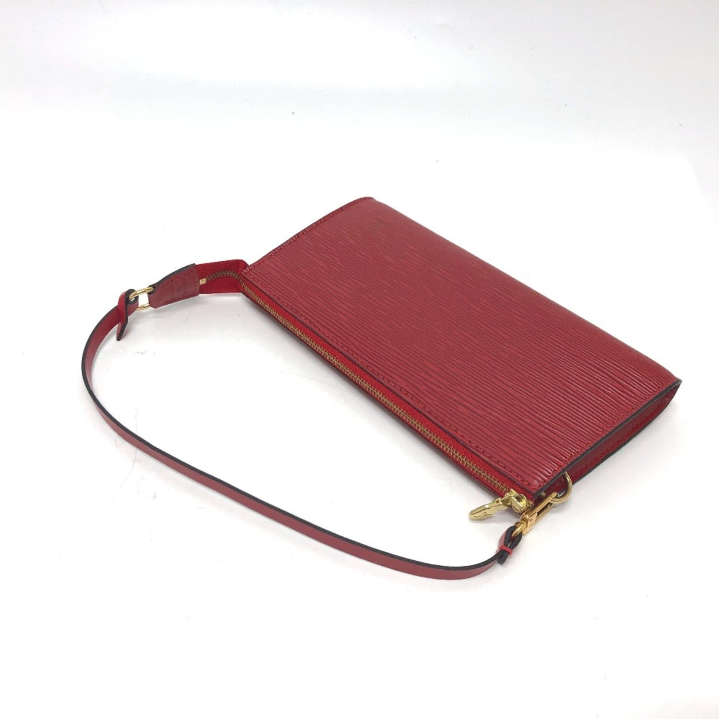 Louis Vuitton Red Leather Shoulder Bag