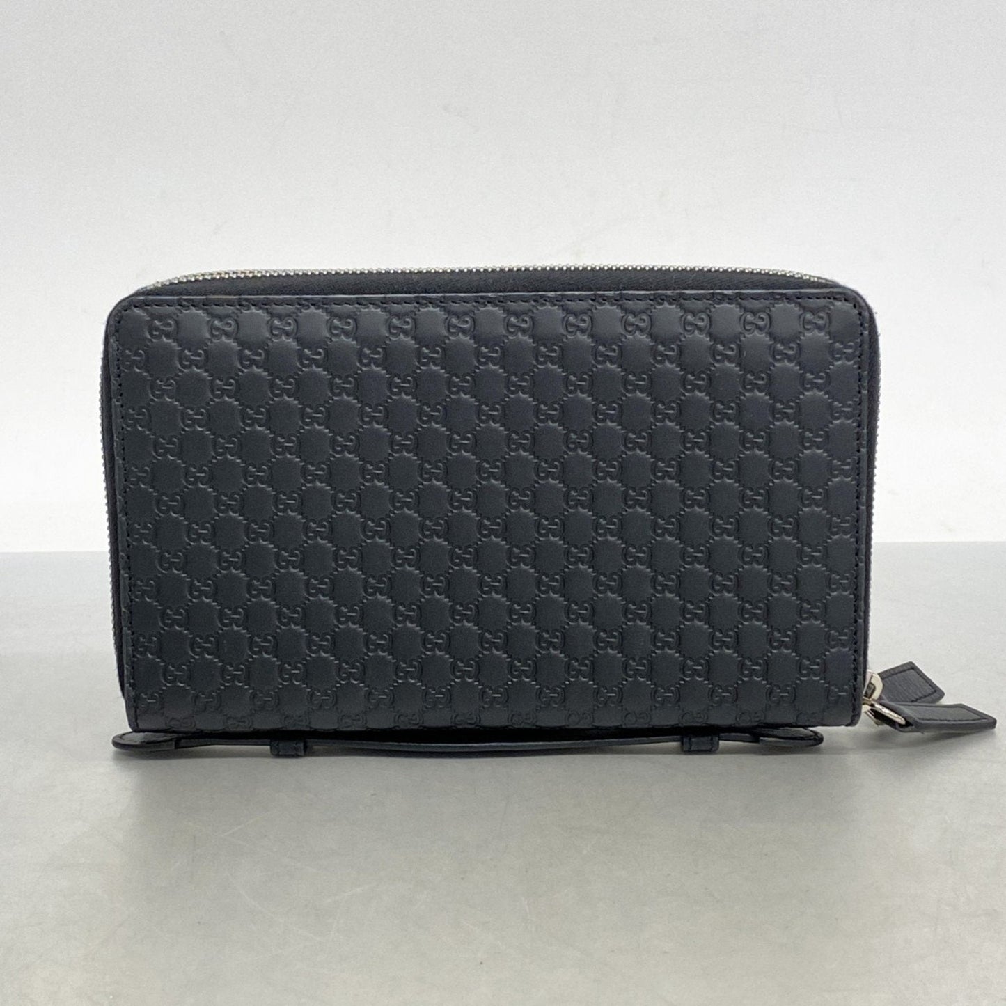 Gucci Black Leather Long Wallet (Bi-Fold)