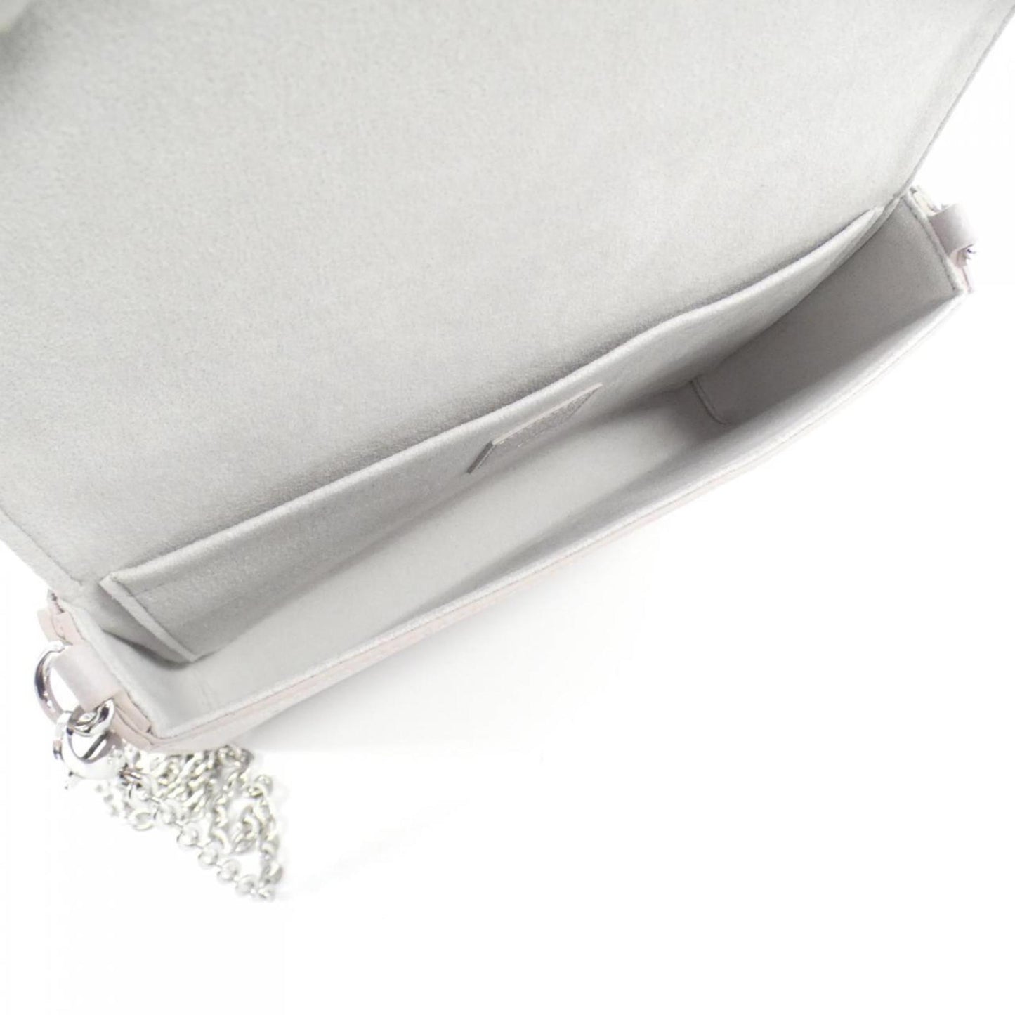 Louis Vuitton Silver Leather Pochette Shoulder Bag