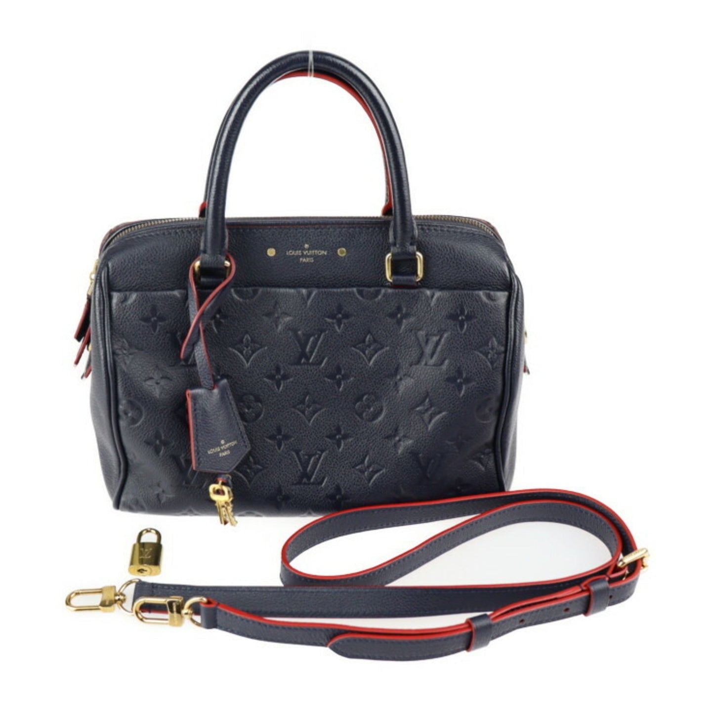 Louis Vuitton Marine Rouge Monogram Empreinte Handbag Shoulder Bag Tote Bag