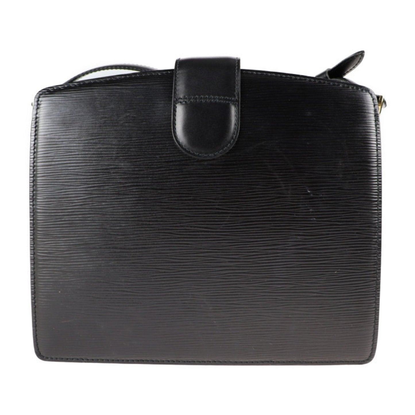 Louis Vuitton Noir Epi Leather Handbag Shopping Bag Shoulder Bag Tote Bag