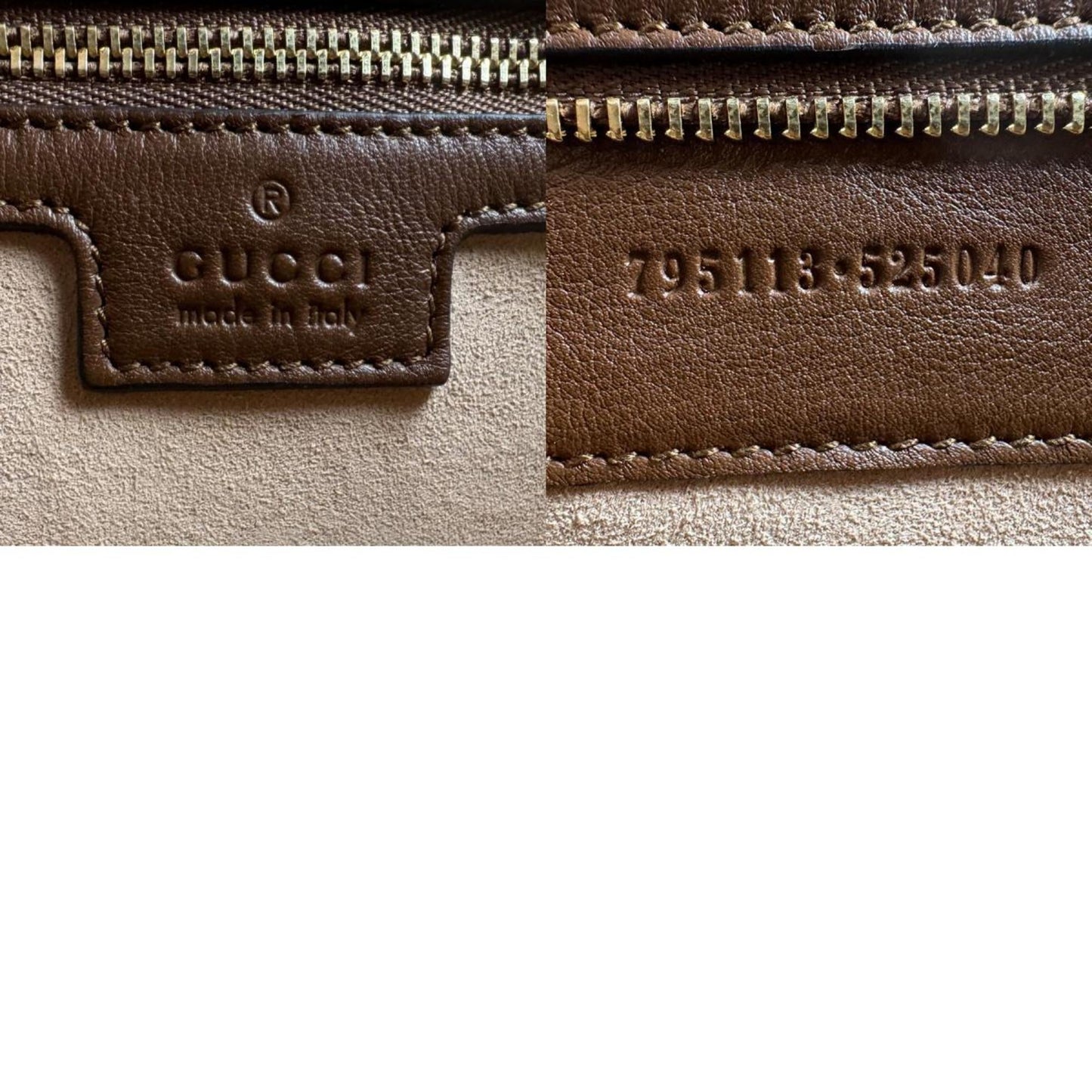 Gucci Brown Gg Supreme Leather Shoulder Bag