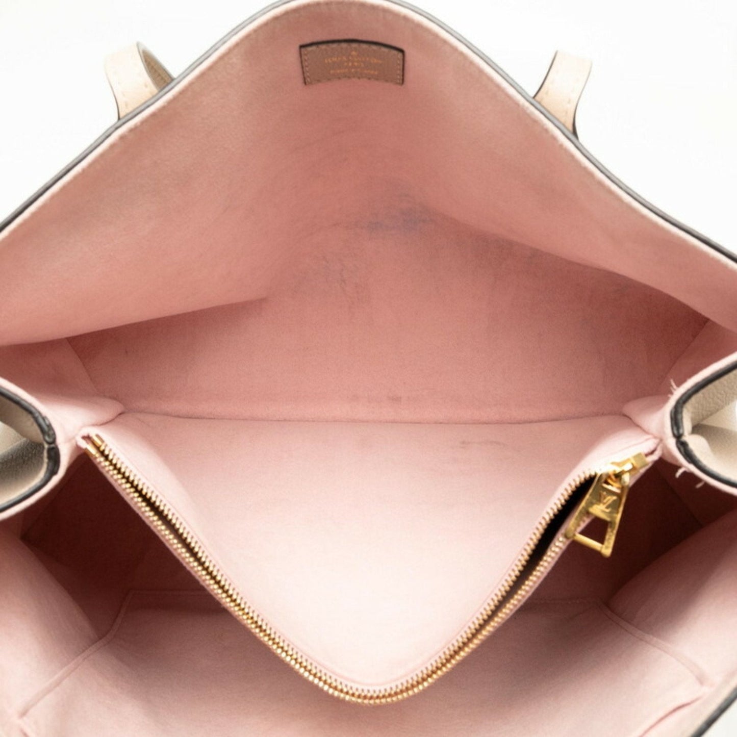 Louis Vuitton Grayish Leather Shoulder Bag Tote Bag