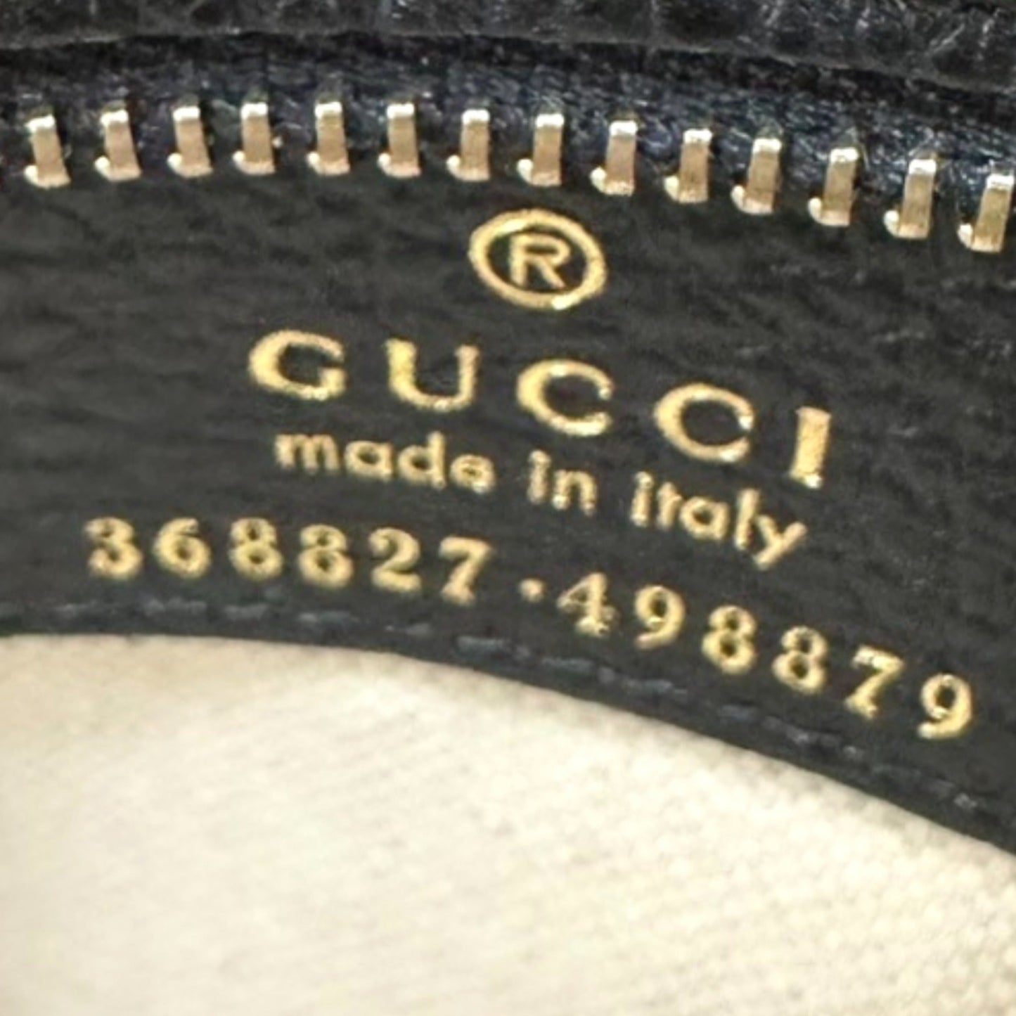 Gucci Black Leather Tote Bag