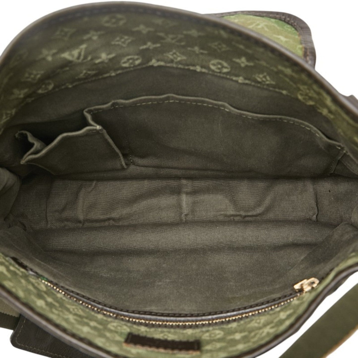 Louis Vuitton Tst Khaki Canvas Leather Shoulder Bag