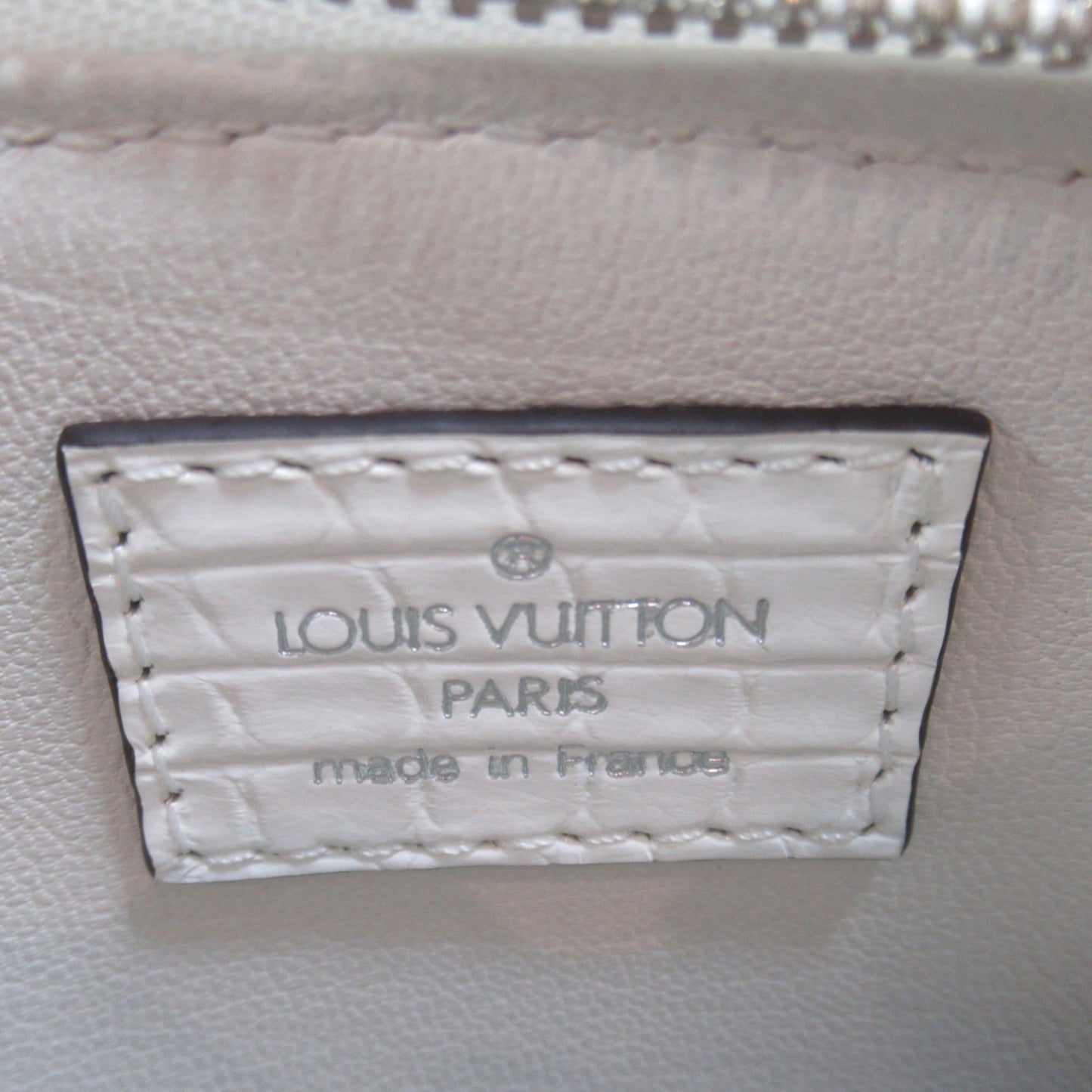 Louis Vuitton White Coated Canvas Pvc Shoulder Bag