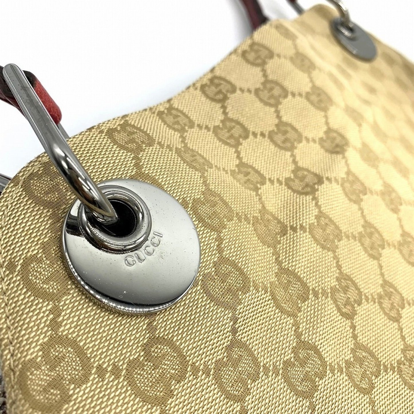 Gucci Brown Gg Canvas Shoulder Bag