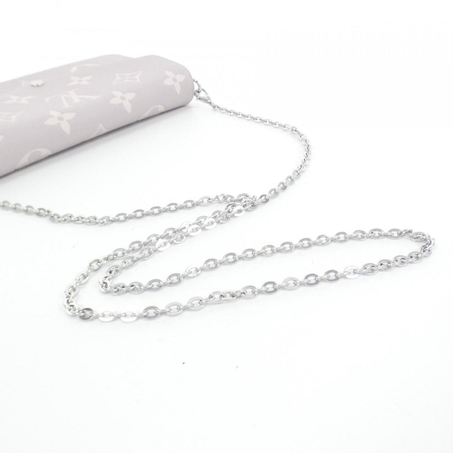 Louis Vuitton Silver Leather Pochette Shoulder Bag