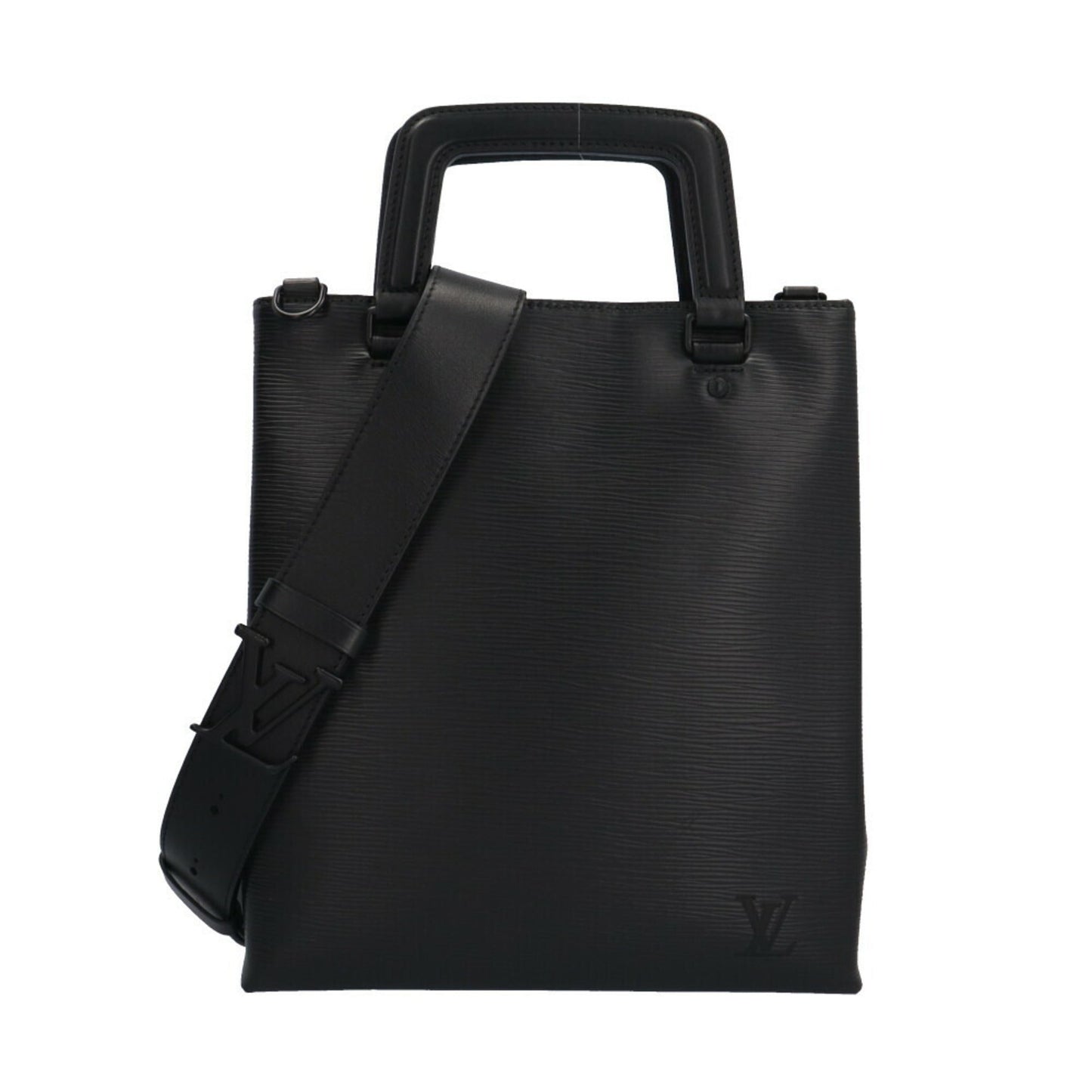 Louis Vuitton 2004 Spring Summer Collection Black Epi Leather Shoulder Bag ()