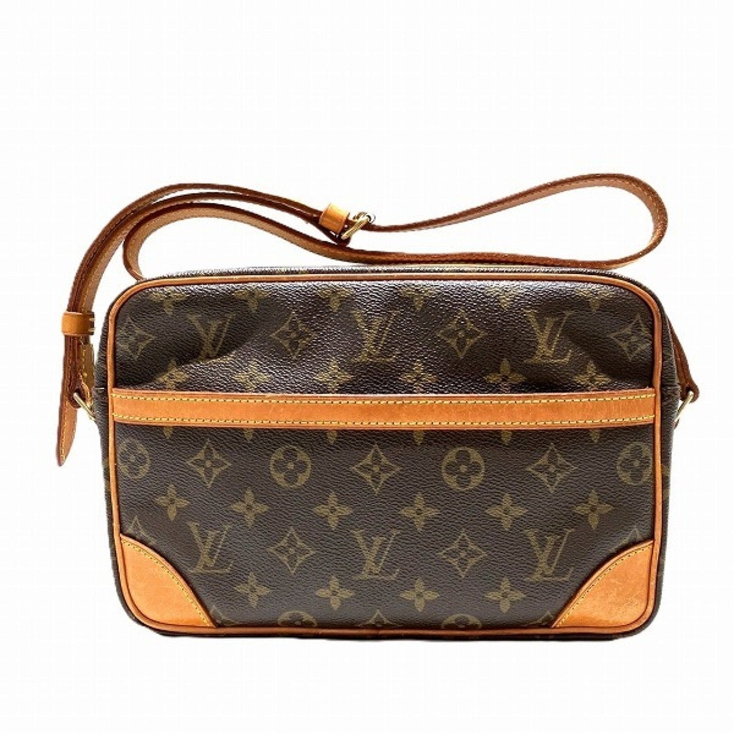 Louis Vuitton Brown Monogram Shoulder Bag ()