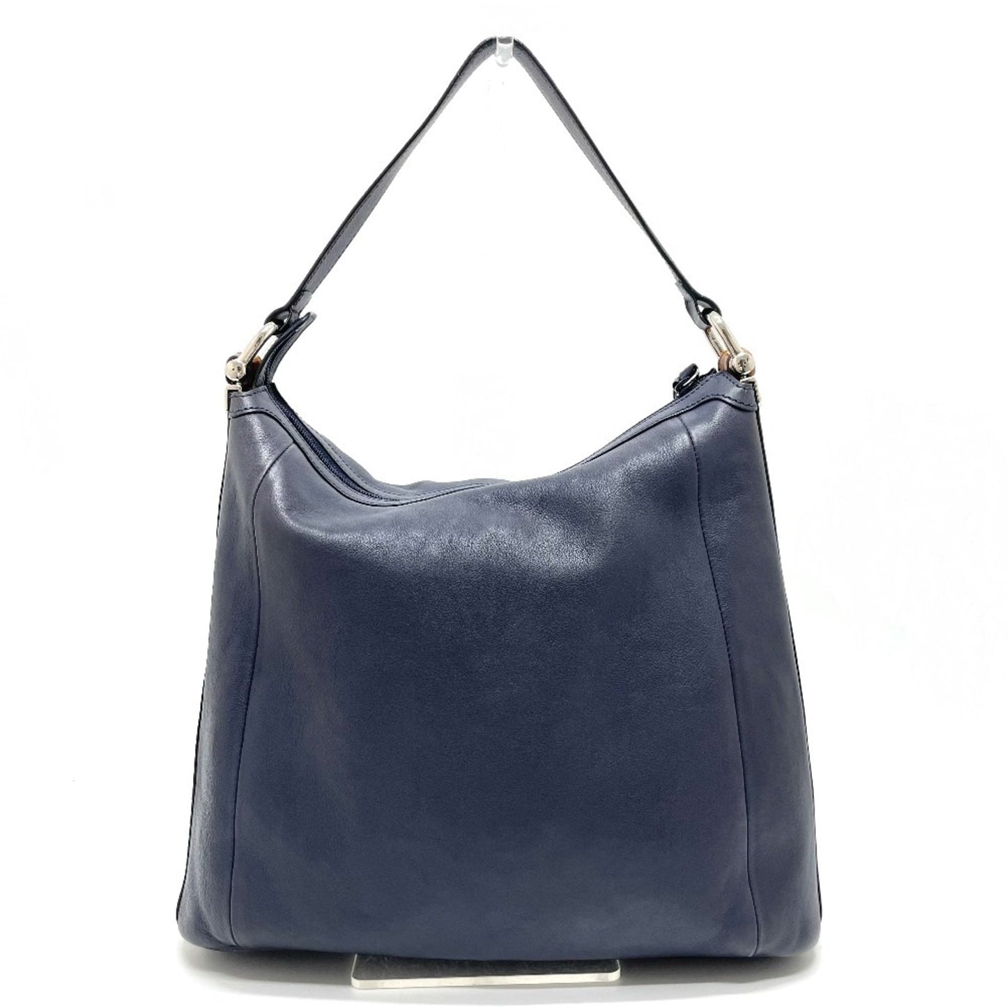 Gucci Navy Leather Shoulder Bag